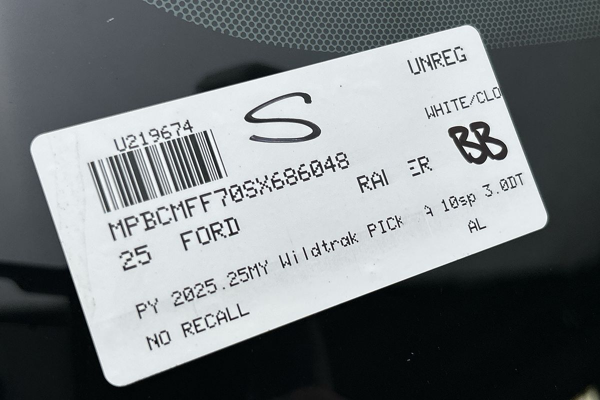 2025 Ford Ranger Wildtrak 4X4 3.0L