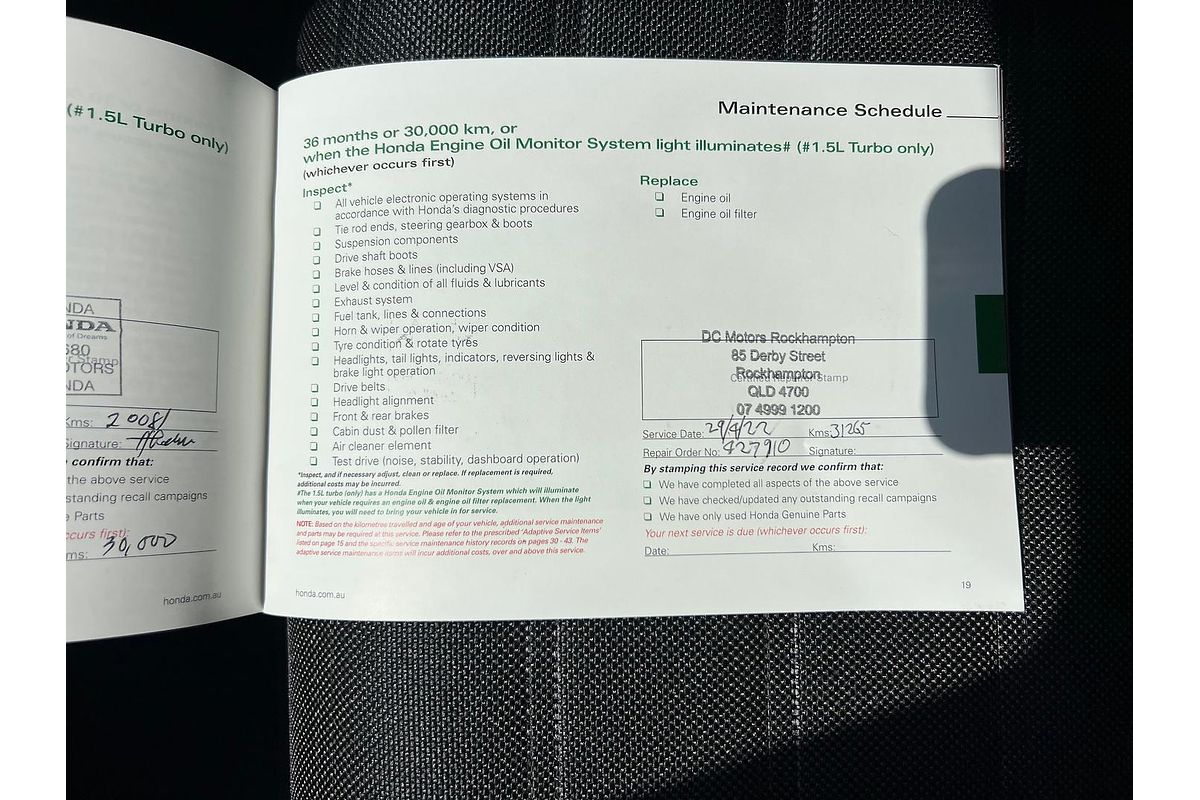 2019 Honda CR-V VTi-S RW