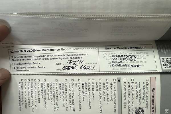 2018 Toyota Hilux Workmate Hi-Rider GUN135R Rear Wheel Drive