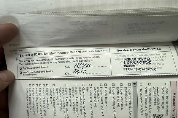 2018 Toyota Hilux Workmate Hi-Rider GUN135R Rear Wheel Drive