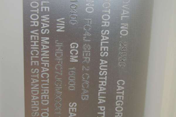 2018 Hino 500 Series FC1022 SWB 3.6 FC7J