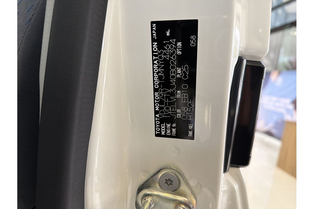 2025 Toyota Landcruiser GXL VDJL79R 4X4