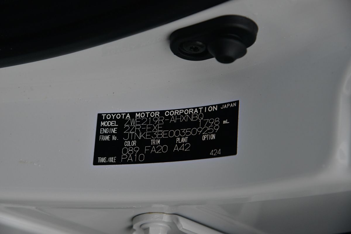 2023 Toyota Corolla Ascent Sport Hybrid ZWE219R