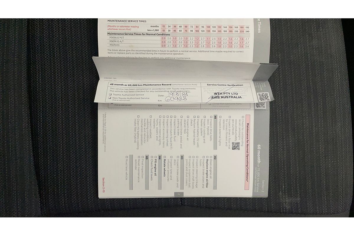 2022 Toyota Yaris Ascent Sport MXPA10R