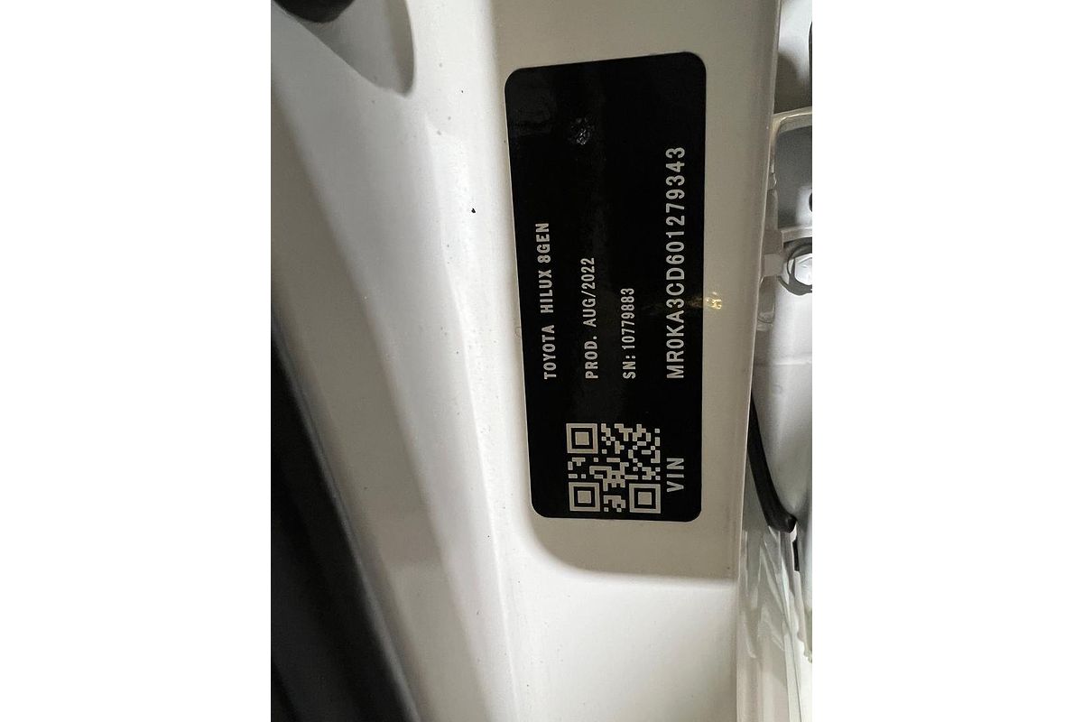 2022 Toyota Hilux SR GUN126R 4X4