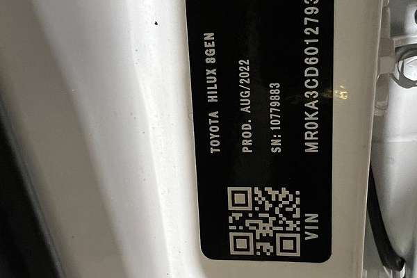 2022 Toyota Hilux SR GUN126R 4X4