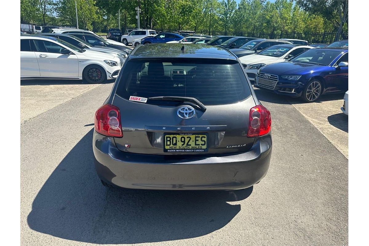 2009 Toyota Corolla Ascent ZRE152R