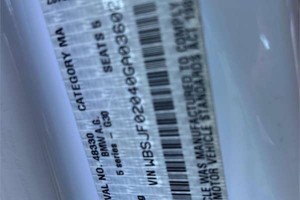 2018 BMW M5 Competition F90