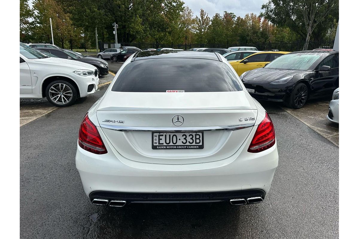 2016 Mercedes-Benz C-Class C63 AMG S W205