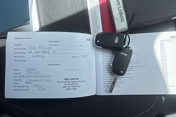 2019 Kia Cerato S BD