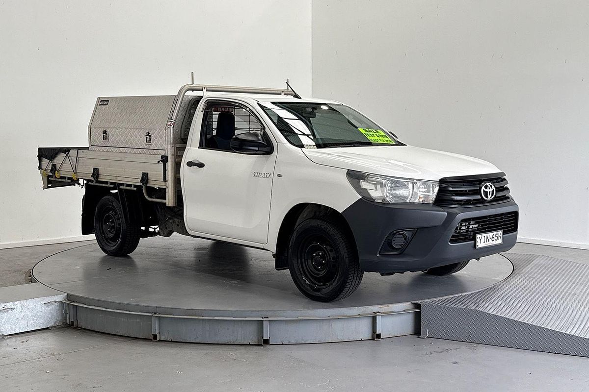 2018 Toyota Hilux Workmate TGN121R Rear Wheel Drive