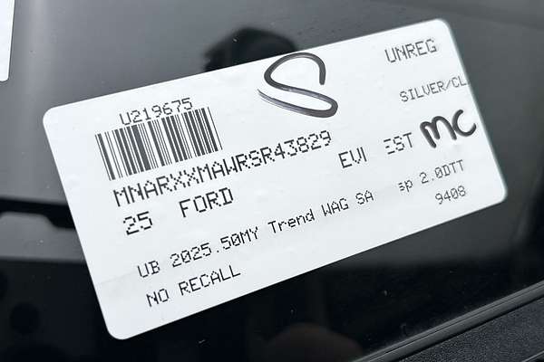 2025 Ford Everest Trend 2.0L