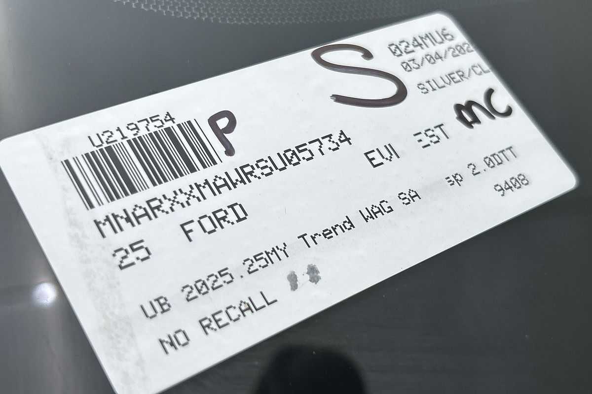 2025 Ford Everest Trend 2.0L