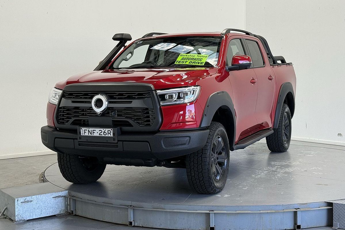 2024 GWM Ute Cannon XSR NPW 4X4