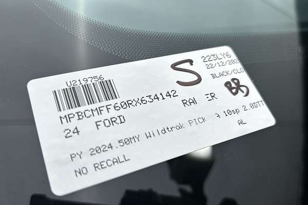 2024 Ford Ranger Wildtrak 4X4 2.0L