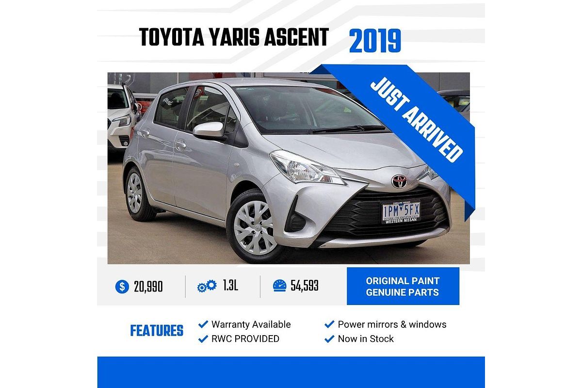 2019 Toyota Yaris Ascent NCP130R
