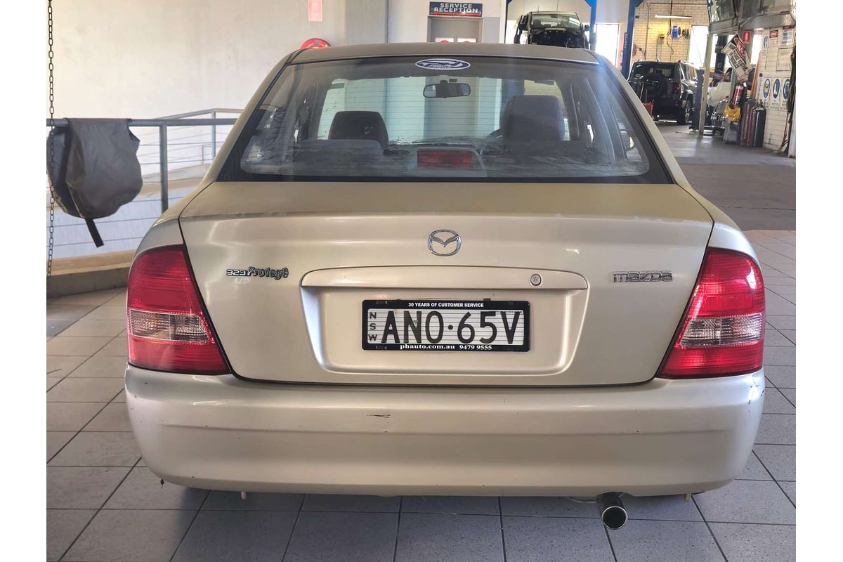 323 PROTEGE 1.8L 4Cyl MULTI POINT F/INJ 4 SP AUTOMATIC 4D SEDAN