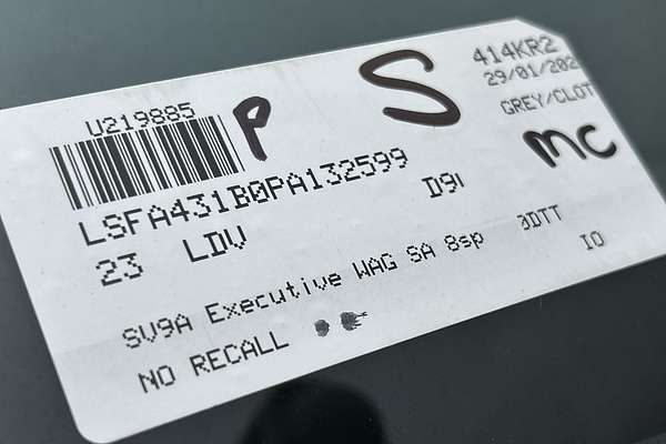 2023 LDV D90 Executive SV9A