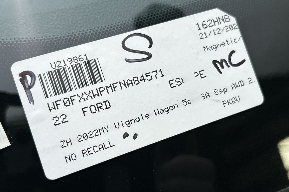 2022 Ford Escape Vignale ZH