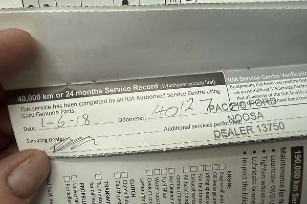 2016 Isuzu D-MAX SX 4X4