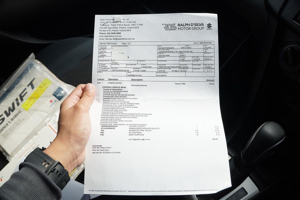 2016 Suzuki Swift GL FZ