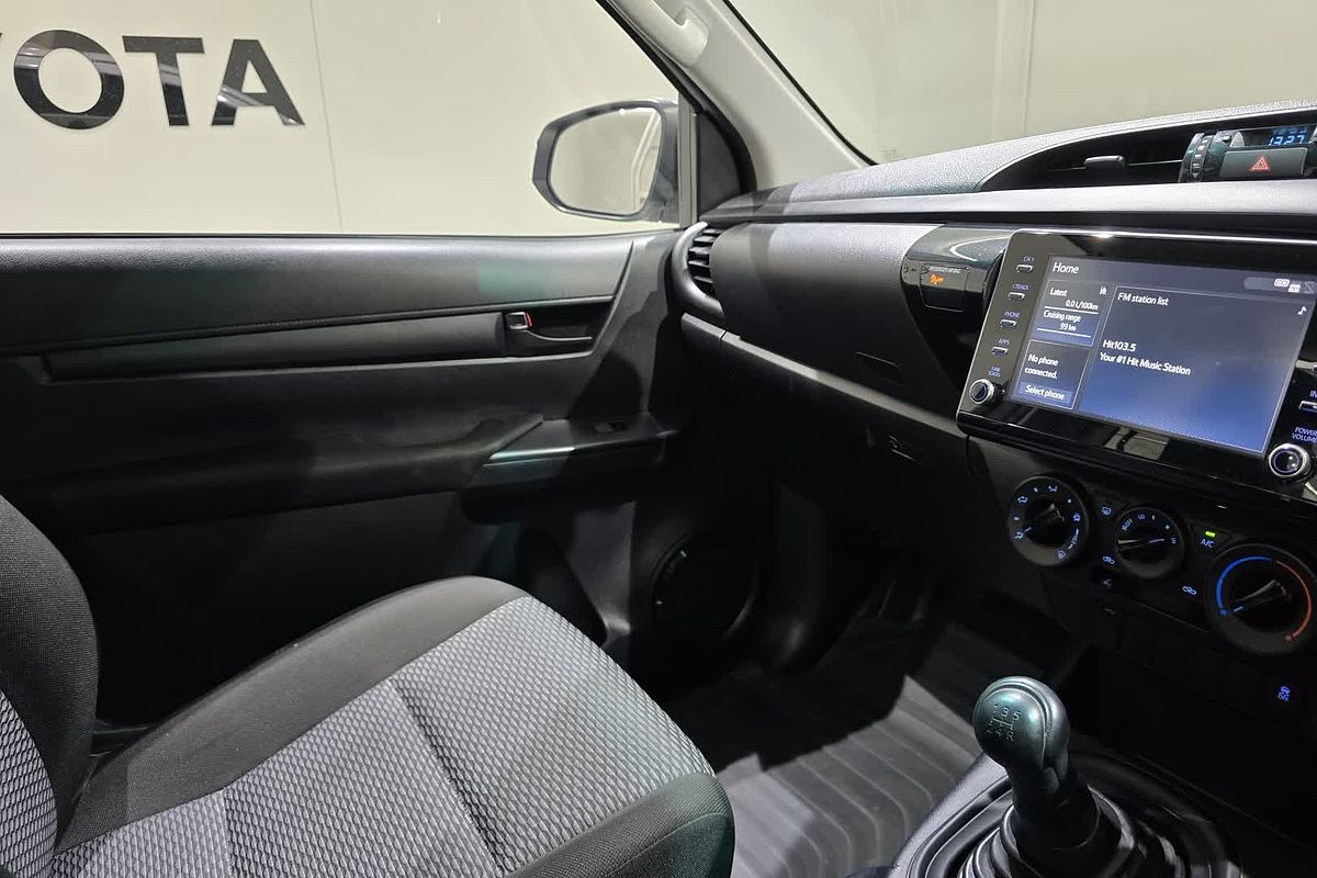 2022 Toyota Hilux Workmate TGN121R Rear Wheel Drive