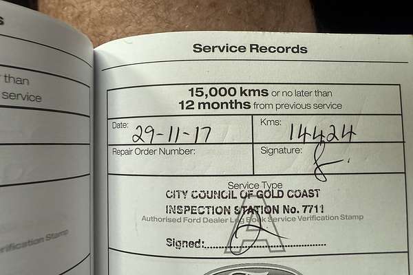 2016 Ford Ranger XL Hi-Rider PX MkII Rear Wheel Drive 2.2L