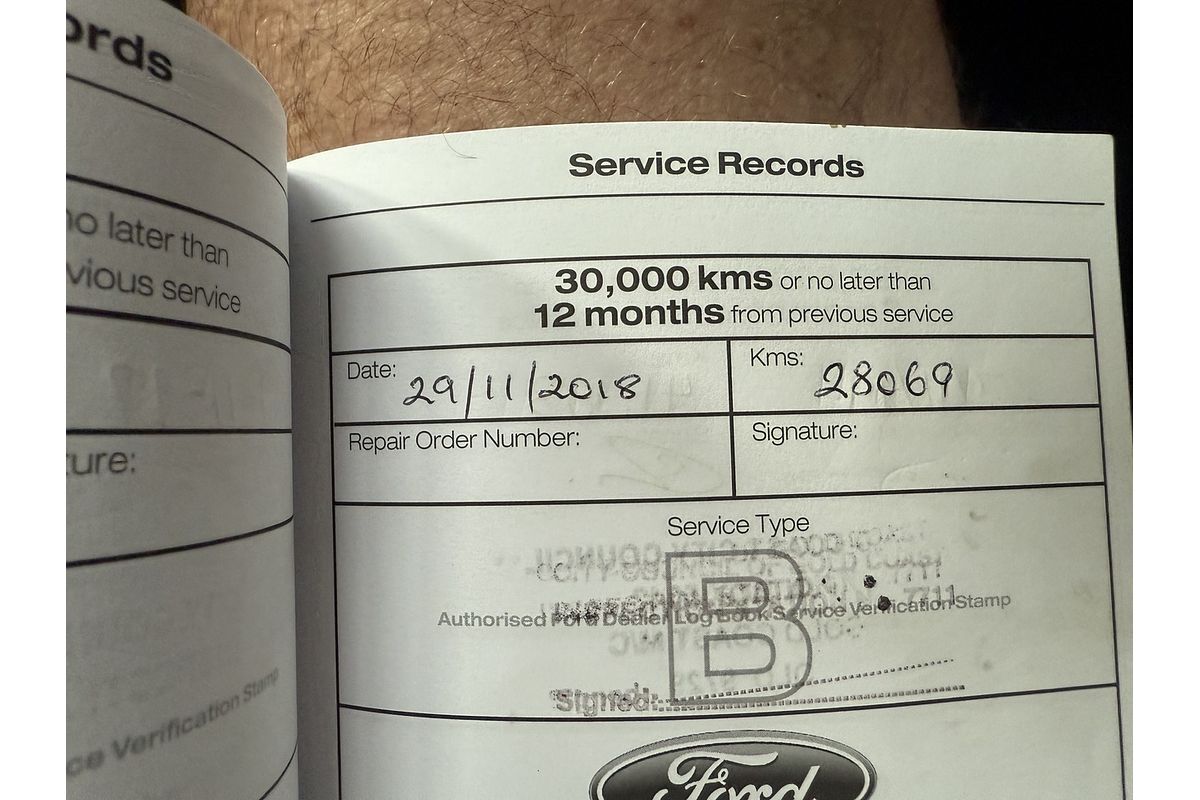 2016 Ford Ranger XL Hi-Rider PX MkII Rear Wheel Drive 2.2L