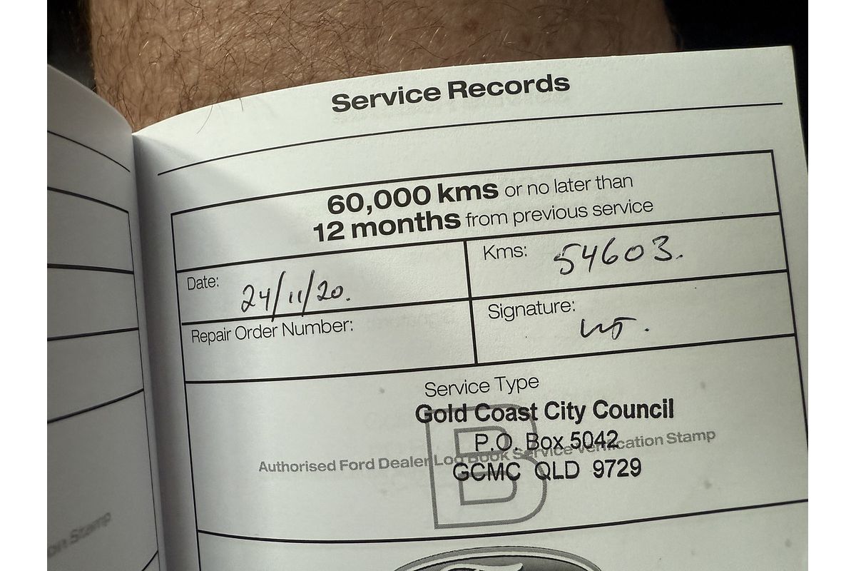 2016 Ford Ranger XL Hi-Rider PX MkII Rear Wheel Drive 2.2L