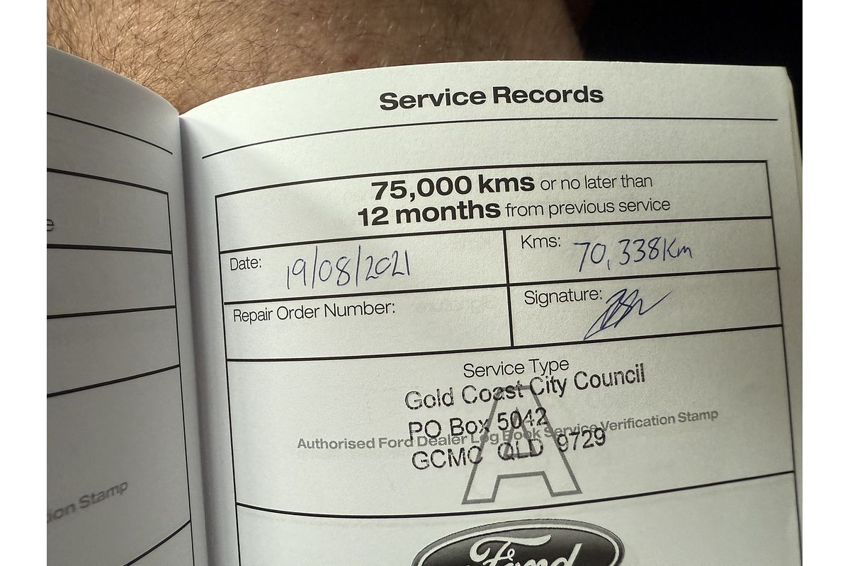 2016 Ford Ranger XL Hi-Rider PX MkII Rear Wheel Drive 2.2L