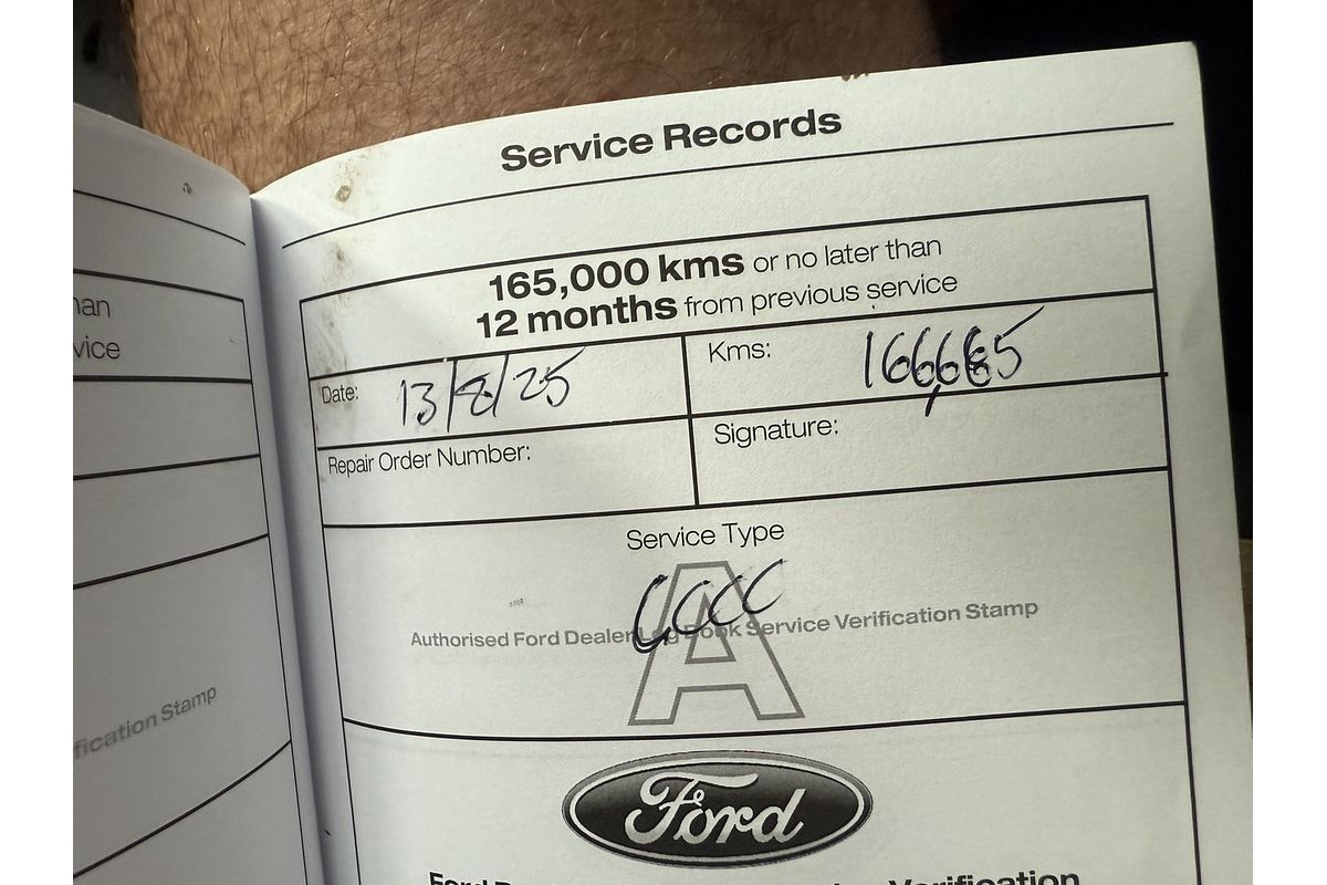 2016 Ford Ranger XL Hi-Rider PX MkII Rear Wheel Drive 2.2L