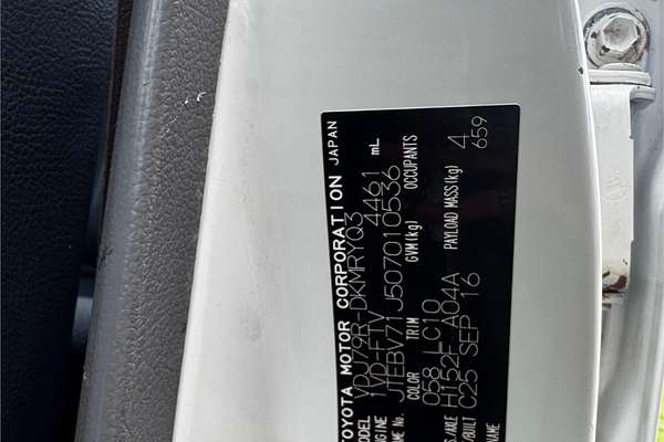 2016 Toyota Landcruiser Workmate VDJ79R 4X4