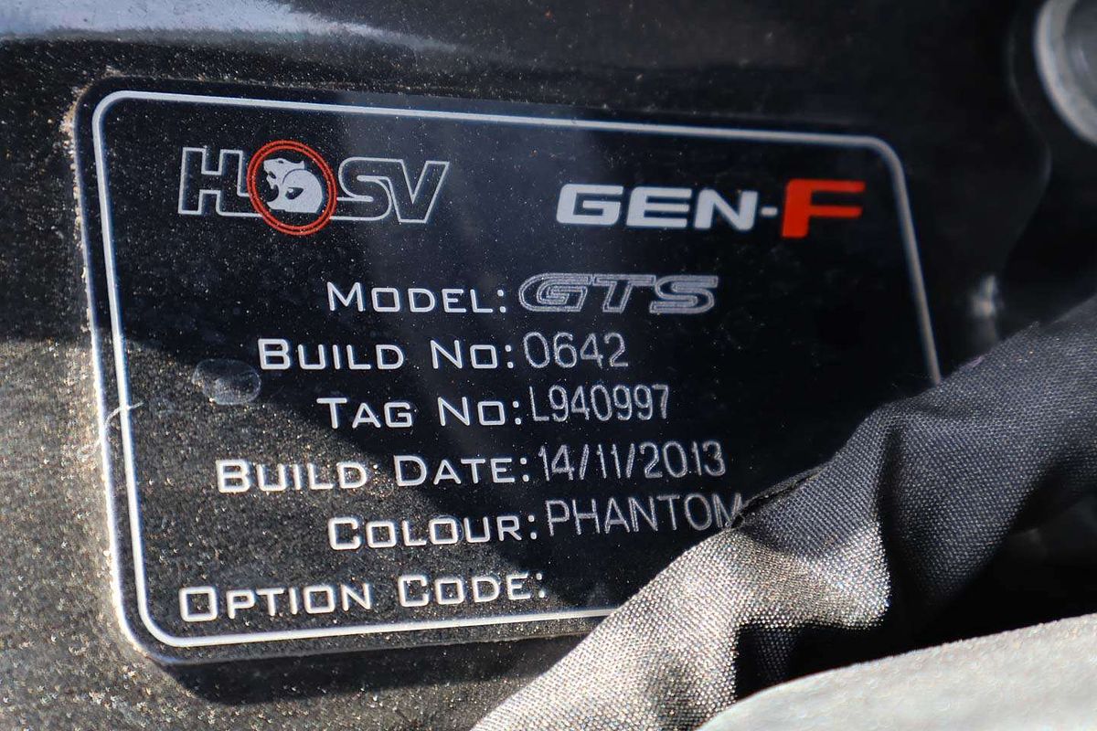 2013 Holden Special Vehicles GTS GEN-F