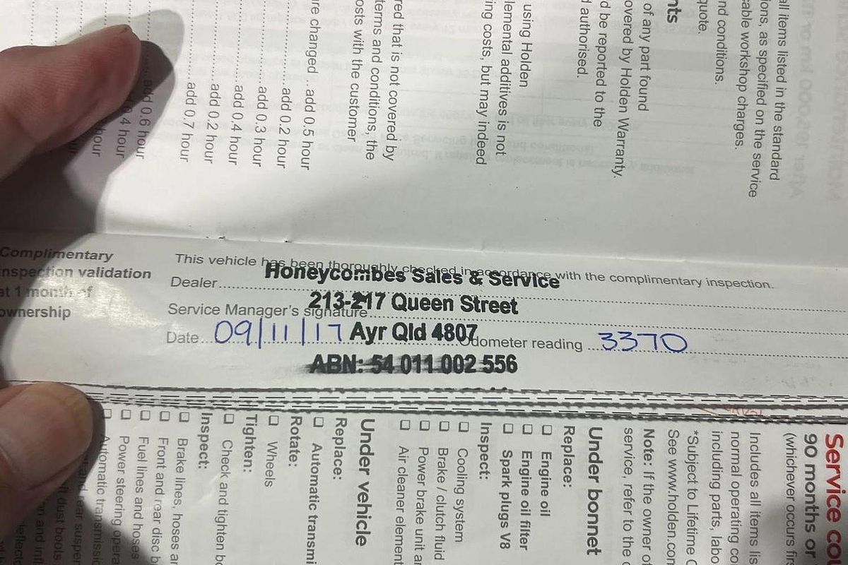 2017 Holden Commodore SV6 VF Series II