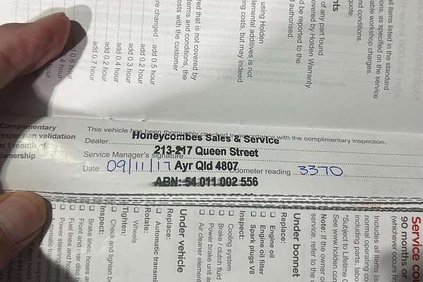 2017 Holden Commodore SV6 VF Series II