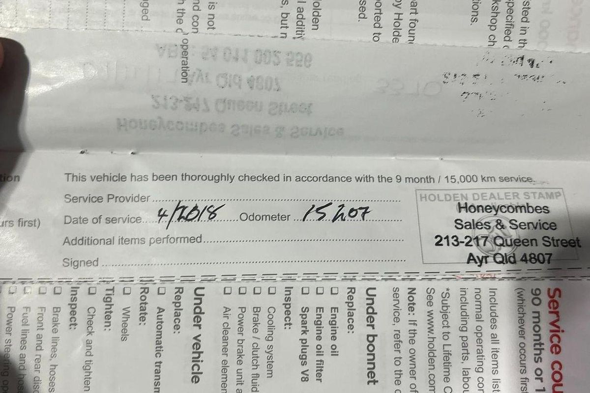 2017 Holden Commodore SV6 VF Series II