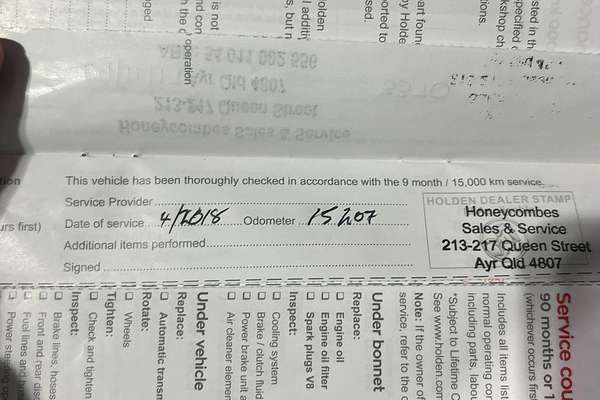 2017 Holden Commodore SV6 VF Series II