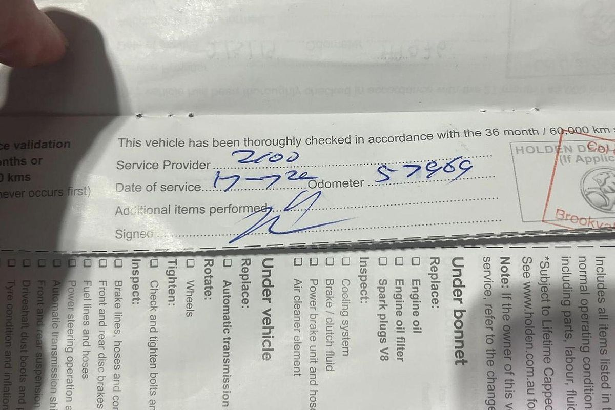 2017 Holden Commodore SV6 VF Series II