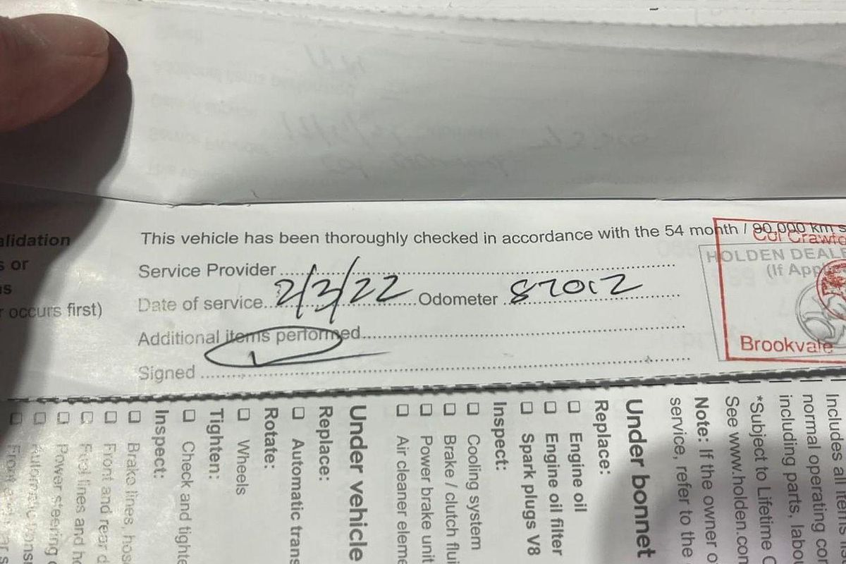 2017 Holden Commodore SV6 VF Series II