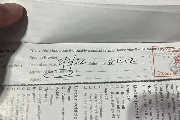 2017 Holden Commodore SV6 VF Series II