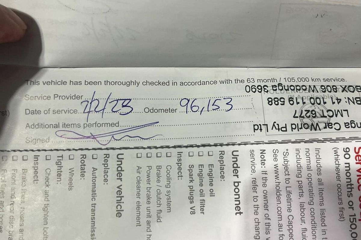 2017 Holden Commodore SV6 VF Series II