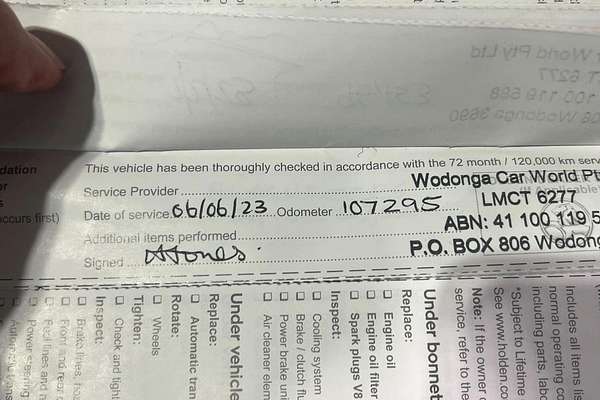 2017 Holden Commodore SV6 VF Series II