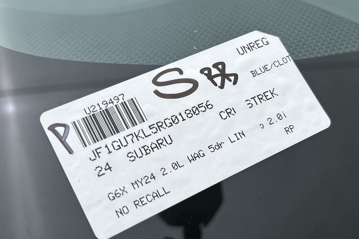 2024 Subaru Crosstrek 2.0L G6X