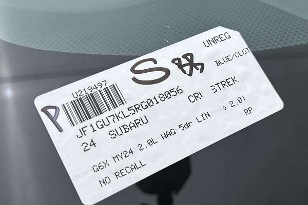 2024 Subaru Crosstrek 2.0L G6X