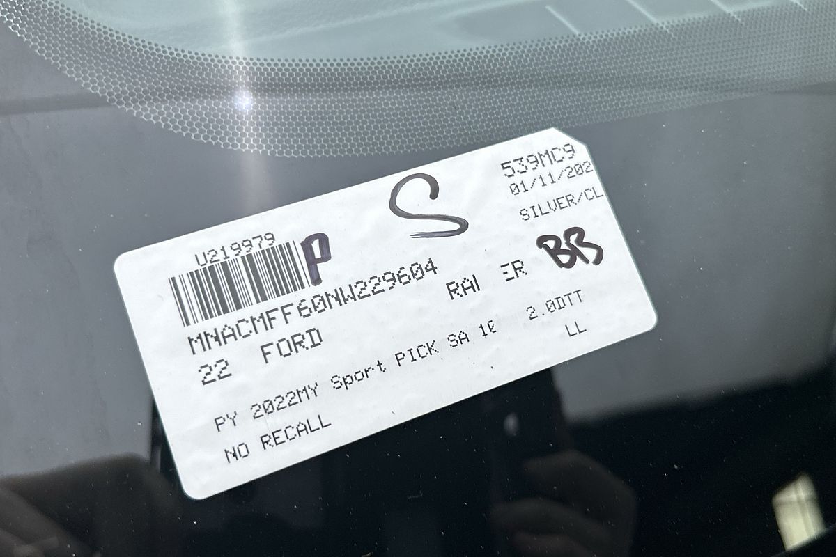 2022 Ford Ranger Sport 4X4 2.0L