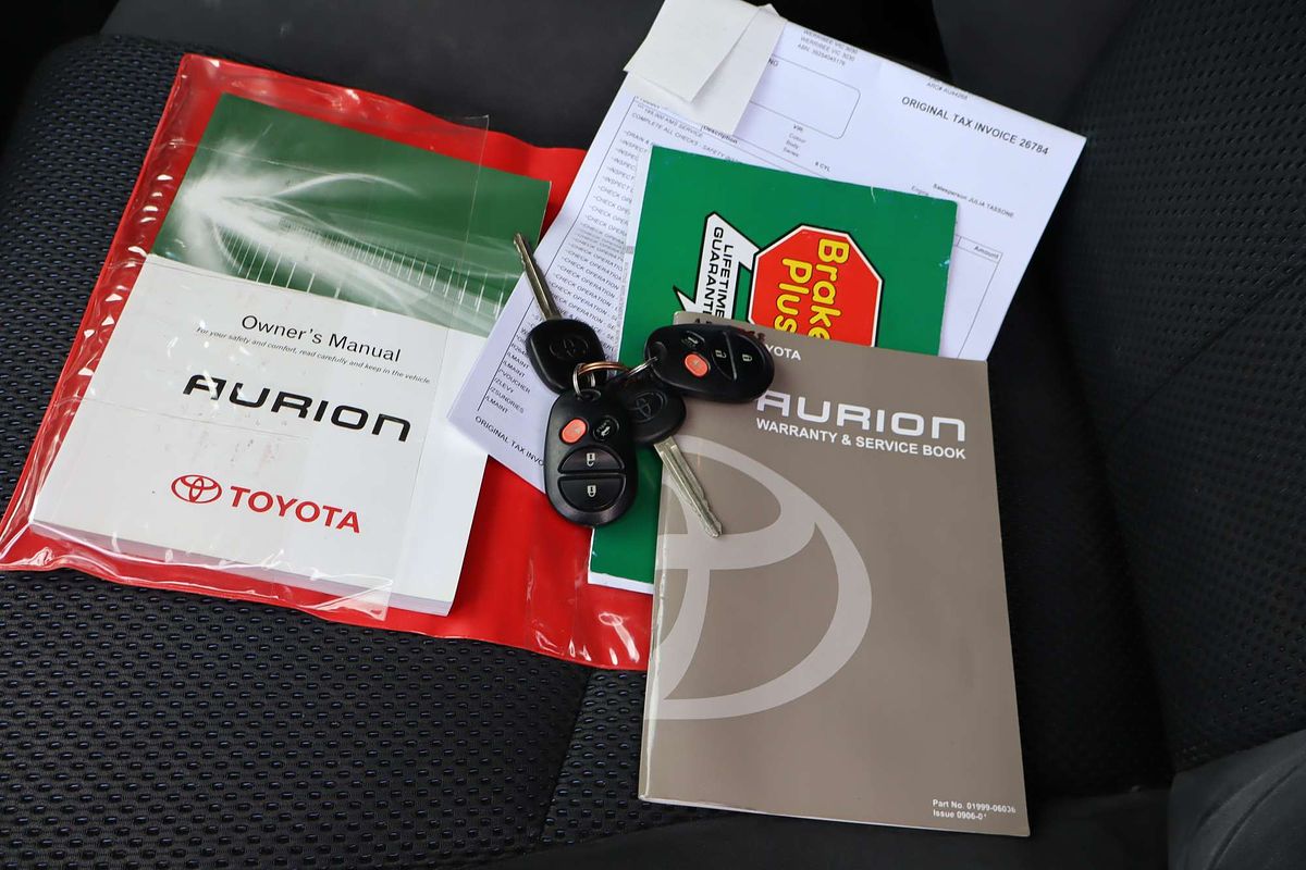 2010 Toyota Aurion Sportivo SX6 GSV40R