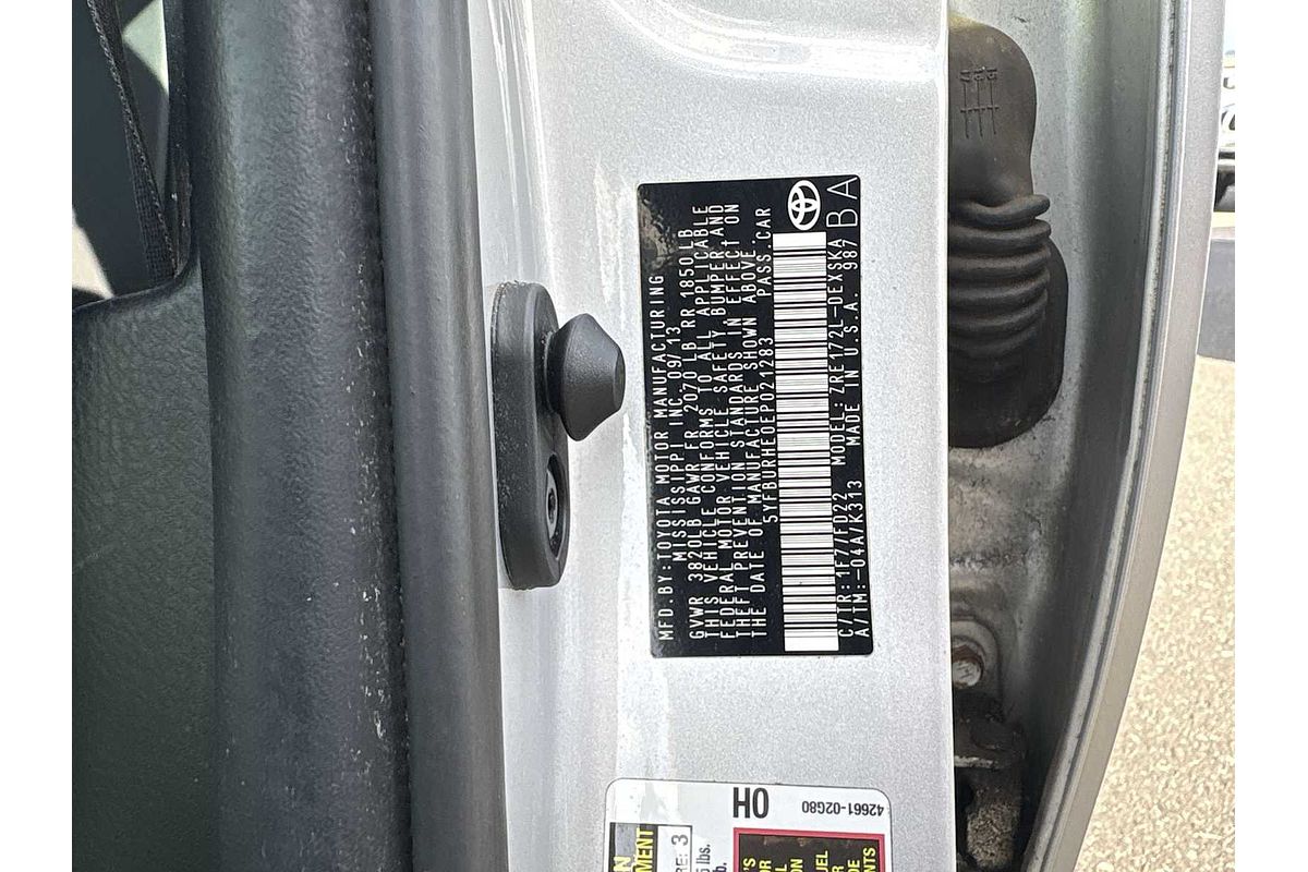 2014 Toyota Corolla S Plus