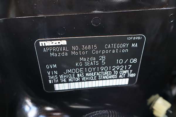 2008 Mazda 2 Genki DE Series 1