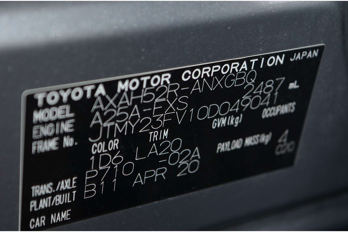 2020 Toyota RAV4 Cruiser AXAH52R