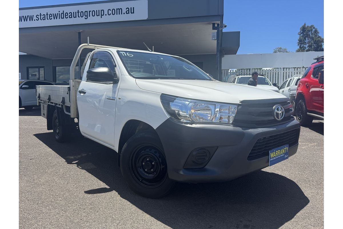 2018 Toyota Hilux Workmate TGN121R Rear Wheel Drive